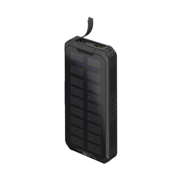 Goobay Solar Powerbank 20.000 mAh med solcellepanel – Powerbanks