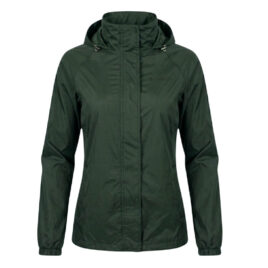 Regnjakke dame - Treklife Rain Packaway - Grøn