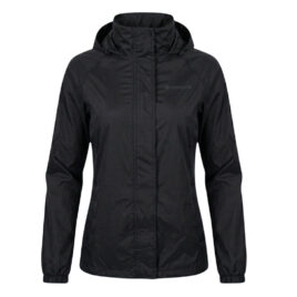 Regnjakke dame - Treklife Rain Packaway - Sort
