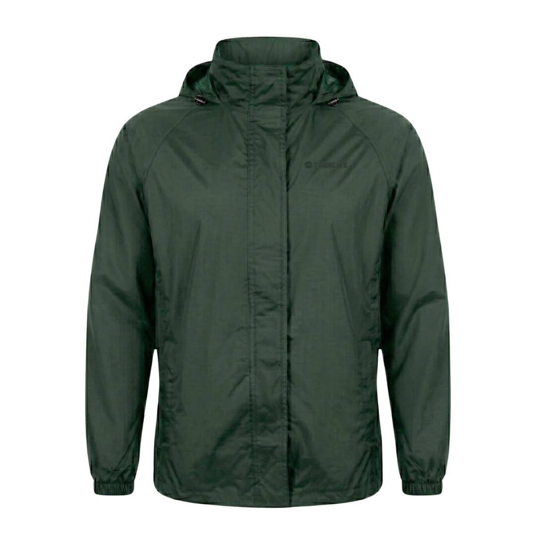Regnjakke herre - Treklife Rain Packaway - Grøn