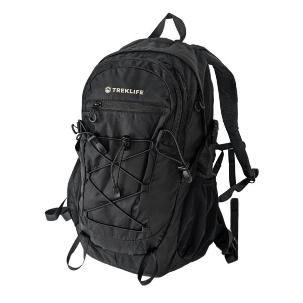 Treklife Daypack 20L Rygsæk med Regnslag – Sort – Rygsække