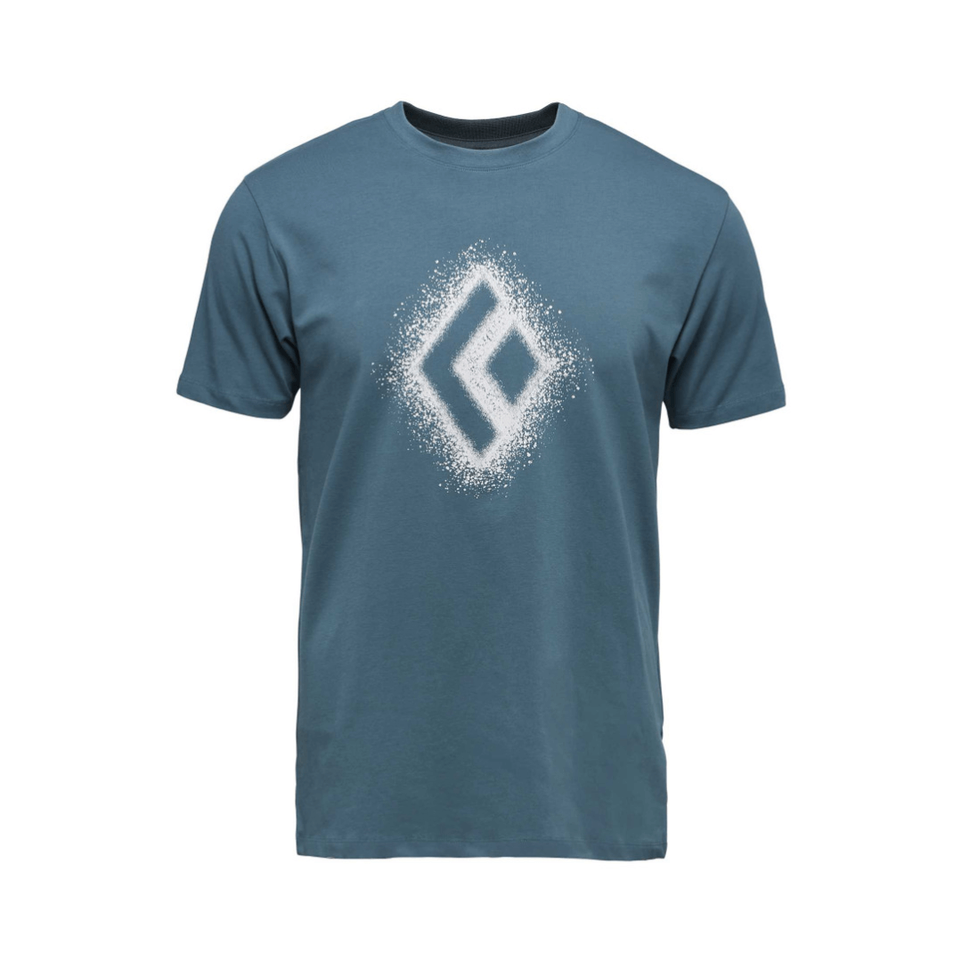 T-shirt herre - Black Diamond Chalked Up 2.0 SS Tee - Blå thumbnail