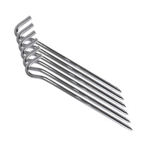 Letvægts Aluminiums Teltpløkker 18 cm - 6 stk