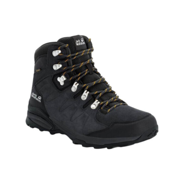Jack Wolfskin Refugio Texapore Mid M Vandrestøvler – Mørkegrå