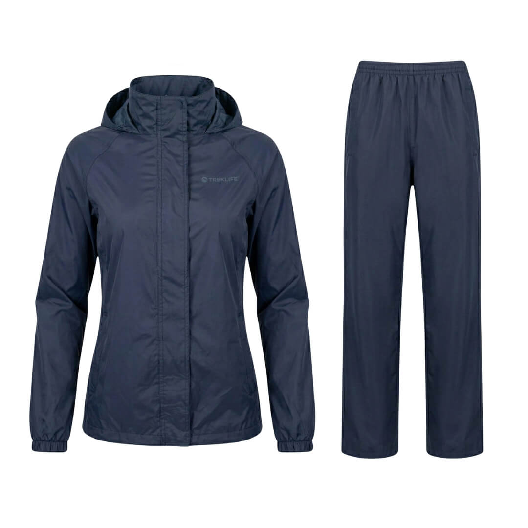 Regnsæt dame - Treklife Rain Packaway - Blå