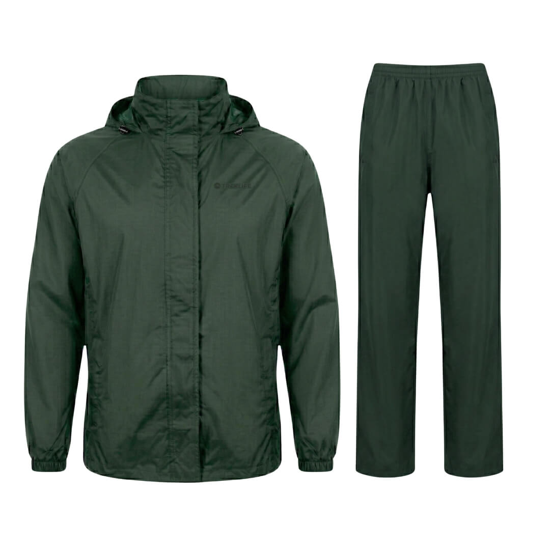 Regnsæt herre - Treklife Rain Packaway - Grøn