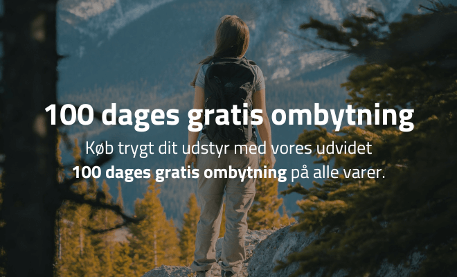 100 dages gratis ombytning