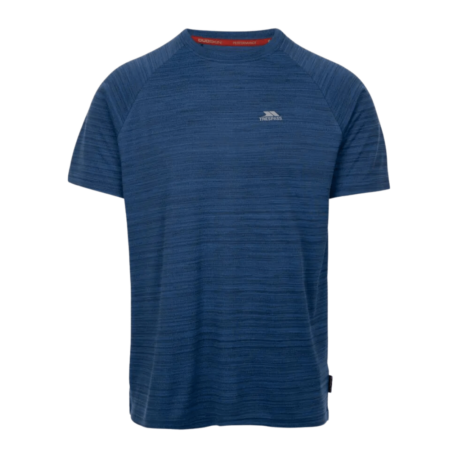 T-shirt til herre - Trespass Leecana TP75 - Mørkeblå