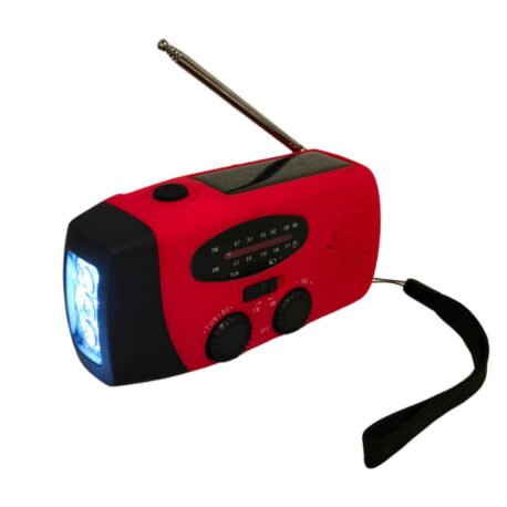 Noedradio FM - haandsving solcelle powerbank (1)
