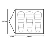 Treklife UV Block 3P Telt UV-Blokering - Grøn