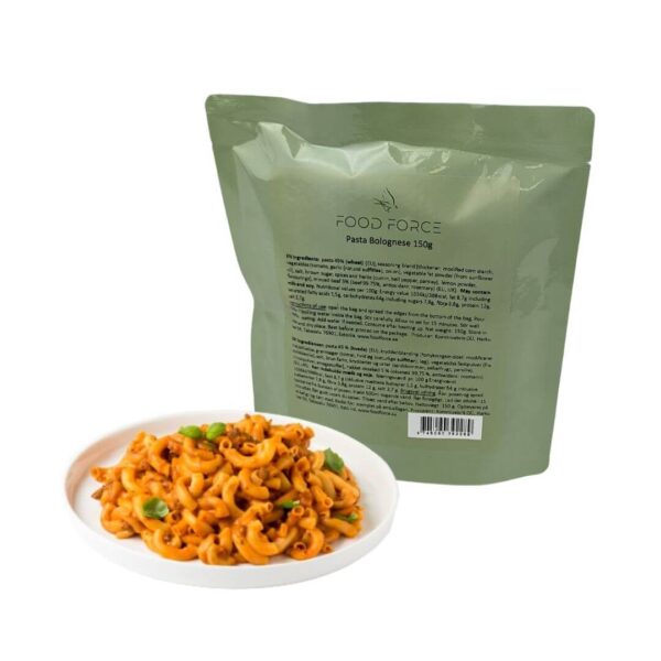 Køb Frysetørret mad - Pasta Bolognese hos Backpackerlife.dk