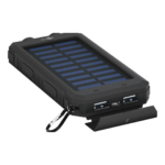 Goobay Solcelle Powerbank 8000 mAh - Sort