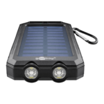 Goobay Solcelle Powerbank 8000 mAh - Sort
