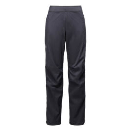 Regnbukser til dame - Black Diamond Fineline Stretch Full Zip - Sort