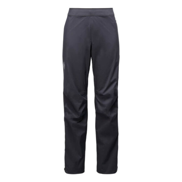 Black Diamond Fineline Stretch Full Zip Regnbukser Dame – Sort – Regntøj