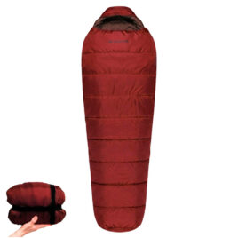 Sovepose - Treklife Horizon 220 - 4 sæsons - Rød