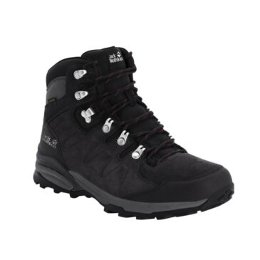 Vandresko dame – Jack Wolfskin Refugio Texapore Mid W – Sort