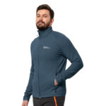 Jack Wolfskin Baiselberg FZ M Fleecejakke Herre - Blå