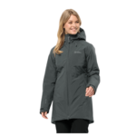 Jack Wolfskin Heidelstein Ins JKT Dame Vinterjakke - Grøn