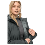 Jack Wolfskin Heidelstein Ins JKT Dame Vinterjakke - Grøn