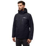 Jack Wolfskin Jasper 3in1 Herrejakke - Vandtæt med Primaloft - Sort