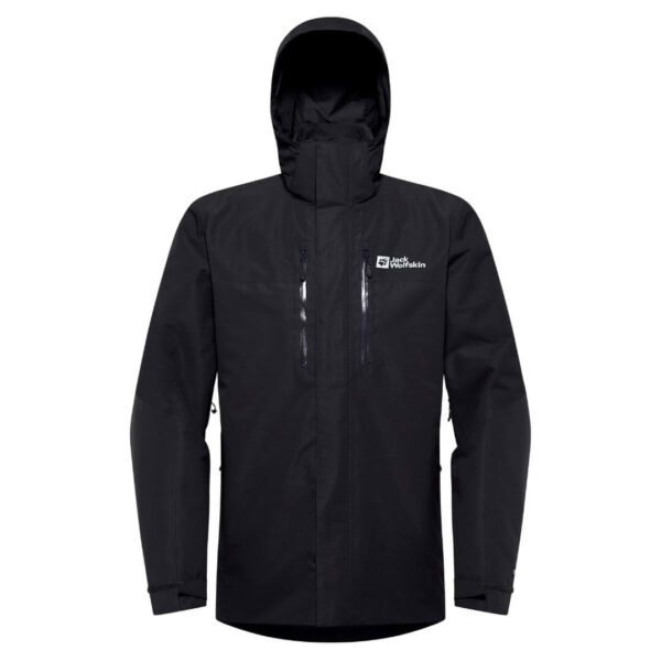 Jack Wolfskin Jasper 3in1 Herrejakke – Vandtæt med Primaloft – Sort – Jakker