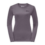 Jack Wolfskin Sky Thermal LS T Dame - Lilla
