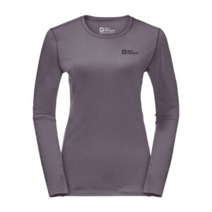 Jack Wolfskin Sky Thermal LS T Dame - Lilla