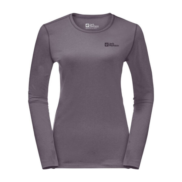 Jack Wolfskin Sky Thermal LS T Dame - Lilla