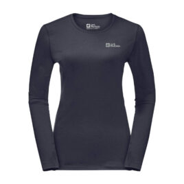 Trøje til dame - Jack Wolfskin Sky Thermal LS T W - Sort