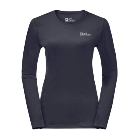 Trøje til dame - Jack Wolfskin Sky Thermal LS T W - Sort
