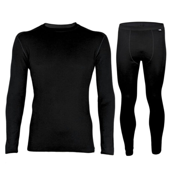 Treklife Merino Uldundertøjssæt Herre – Sort