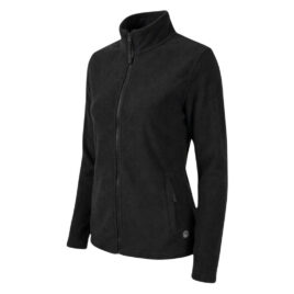 Fleecetrøje dame - Treklife Mid FZ - Sort