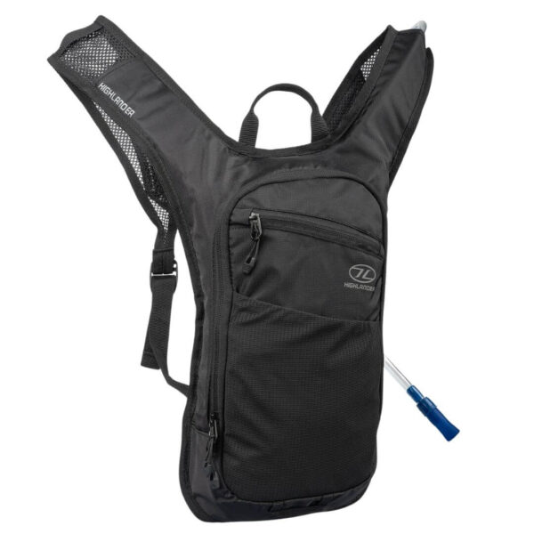 Highlander Bolt Lite Hydration Rygsæk med 1,5L Blære – Sort – Rygsække