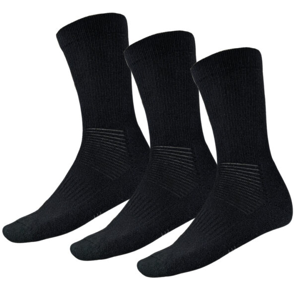 Treklife Wool Hiker Vandrestrømper i Merinould – 3 par – Sort – Sokker