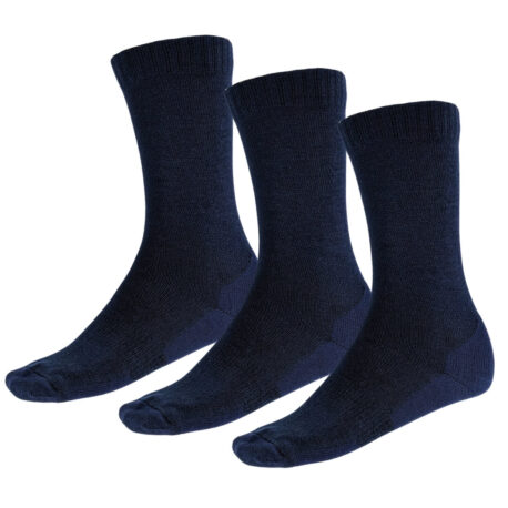 Vandrestrømper - Treklife Wool Trail - Blå - 3 par