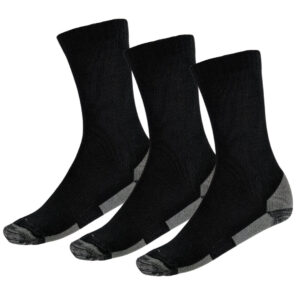Treklife Wool Trail Vandrestrømper i Merinould - Sort (3 par)