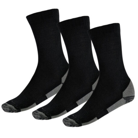 Vandrestrømper - Treklife Wool Trail - Sort - 3 par