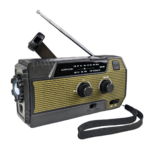 Aquipe Nødradio FM/AM med 4000 mAh Powerbank og Solcelle