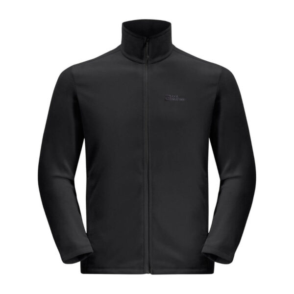 Jack Wolfskin Taunus FZ Fleecetrøje Herre – Sort – Fleecetrøjer