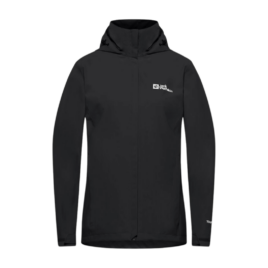 Jakke til dame – Jack Wolfskin Trail time 2 lags – Sort