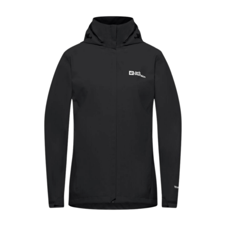 Jakke til dame – Jack Wolfskin Trail time 2 lags – Sort
