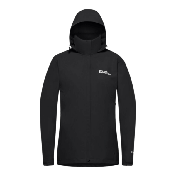 Jack Wolfskin Trail Time 2-lags Regnjakke Dame – Sort – Jakker
