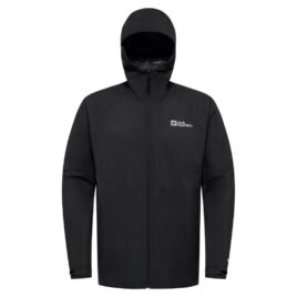 Jakke til herre - Jack Wolfskin Prelight 2,5 lags - Sort