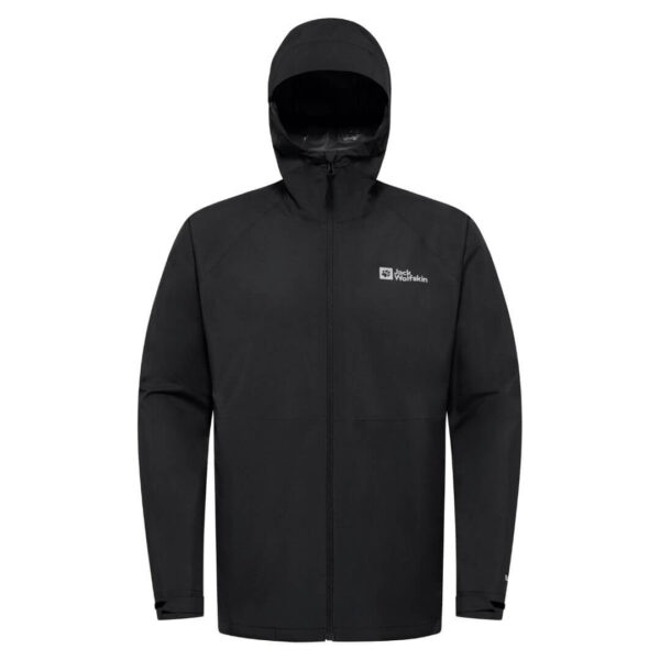 Jack Wolfskin Prelight 2.5L Regnjakke Herre – Sort – Jakker