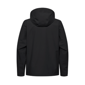 Jack Wolfskin Trail Time 2-lags Regnjakke Herre - Sort
