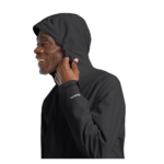 Jack Wolfskin Trail Time 2-lags Regnjakke Herre - Sort