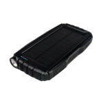 Aquipe Powerbank med solceller 20.000 mAh - Sort