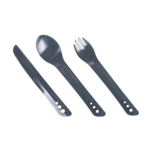 LifeVenture Ellipse Spisesæt - Ultralet BPA-fri Nylon - Grå