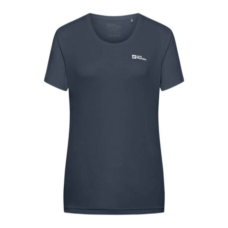 T-shirt til dame - Jack Wolfskin Tech T - Blå